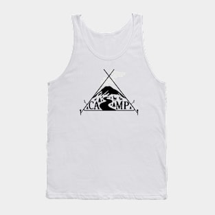 camping in the mountains with christmas vibes Tank Top